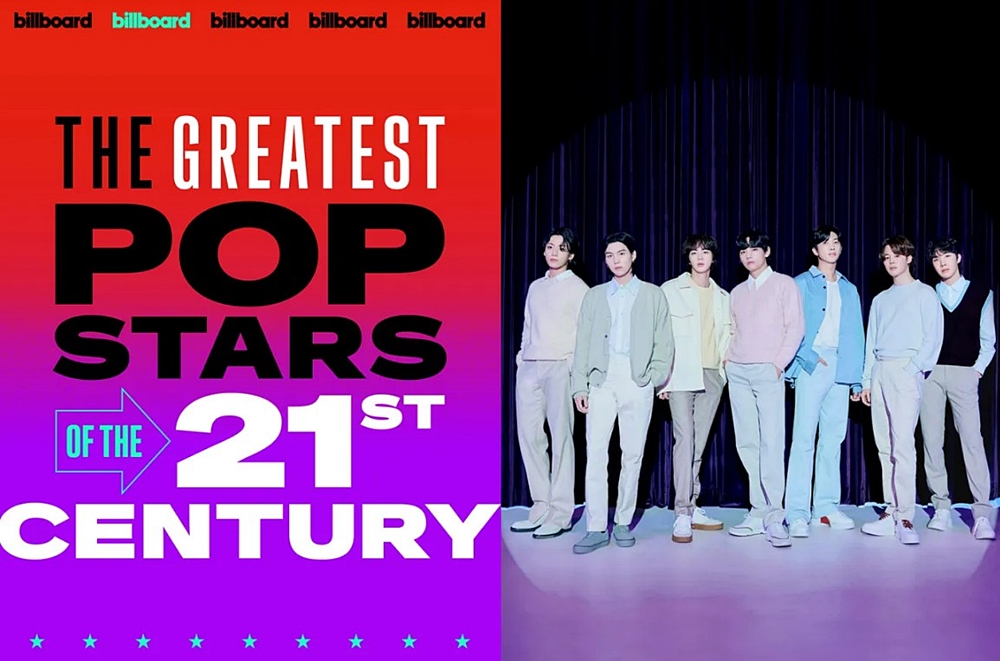 Billboard on Sept. 10 ranked K-pop sensation BTS 19th on the American music magainze's list of the greatest pop stars of the 21st century. 