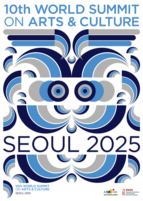 Official promotional poster for 10th World Summit on Arts and Culture in Seoul  