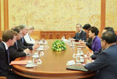 President meets UK foreign minister