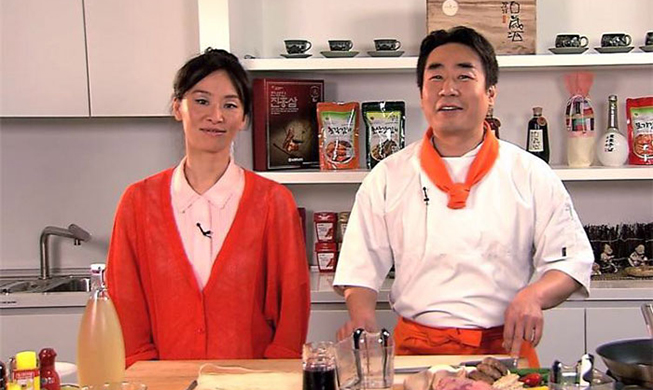 Belgian TV airs Korean cooking show