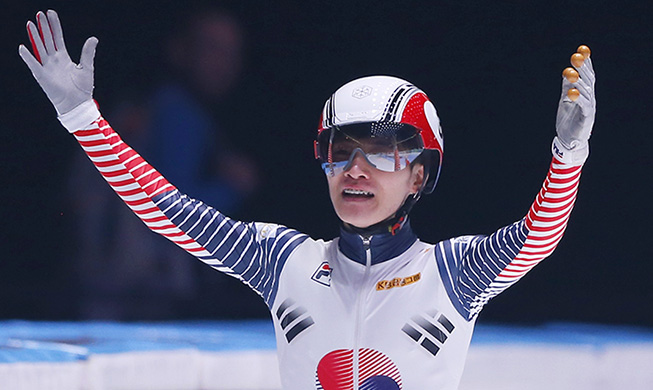 S. Korean short tracker wins world overall title, earns Olympic berth 