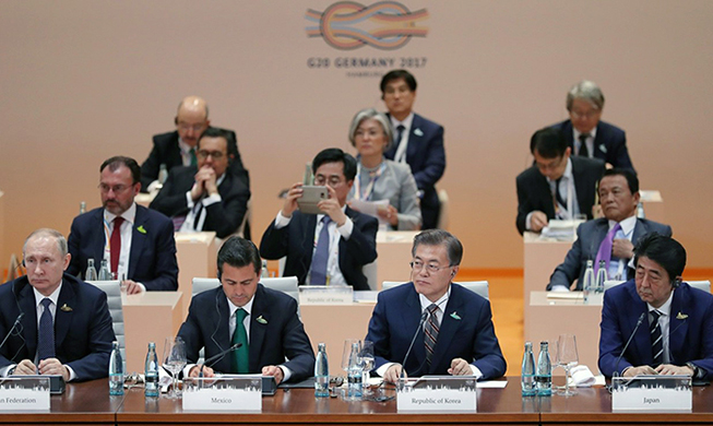 President supports free trade, firm response to climate change at G20 summit