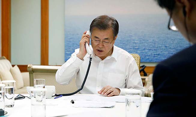 President Moon reaches out internationally over NK