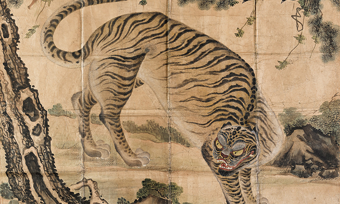 East Asian art through the tiger, an Olympic mascot