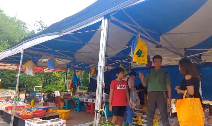 Market Day at my Seoul apartment complex