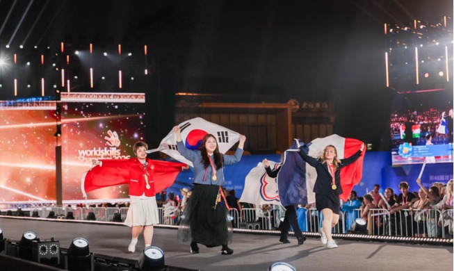 Korea finishes second overall at WorldSkills Competition in China