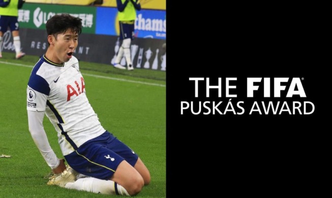 Son Heung-min wins Puskas Award for year's best goal