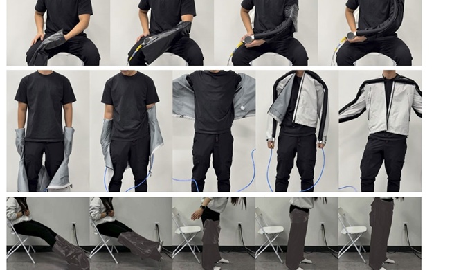 New high-tech clothing automates dressing for elderly, disabled