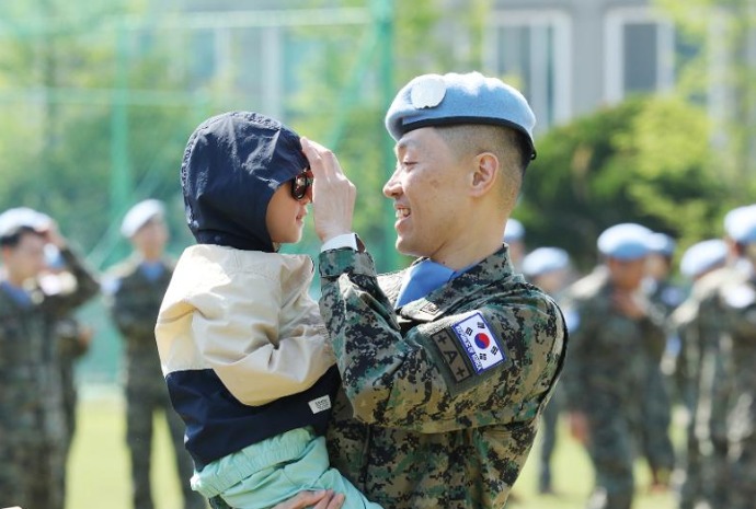 Sendoff ceremony for Dongmyeong Unit for UN PKO in Lebanon