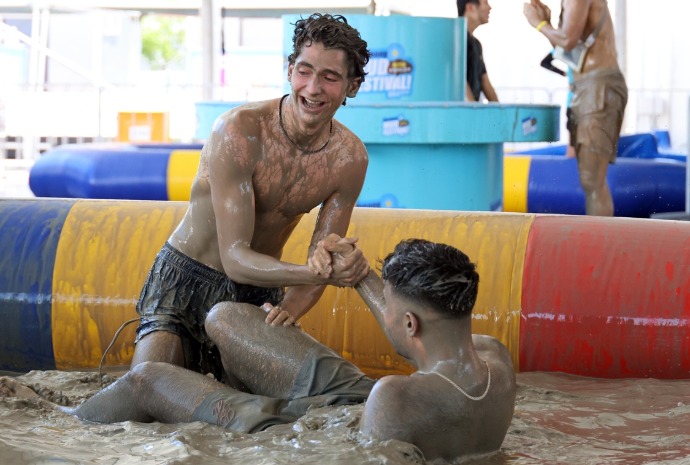 Famous mud festival begins