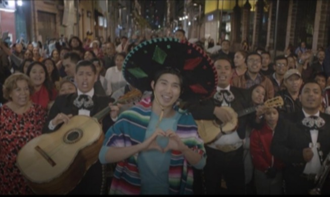 Song inspired by 'Arirang' and cumbia debuts in Mexico