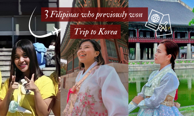 3 Filipinas who won free trips to Korea