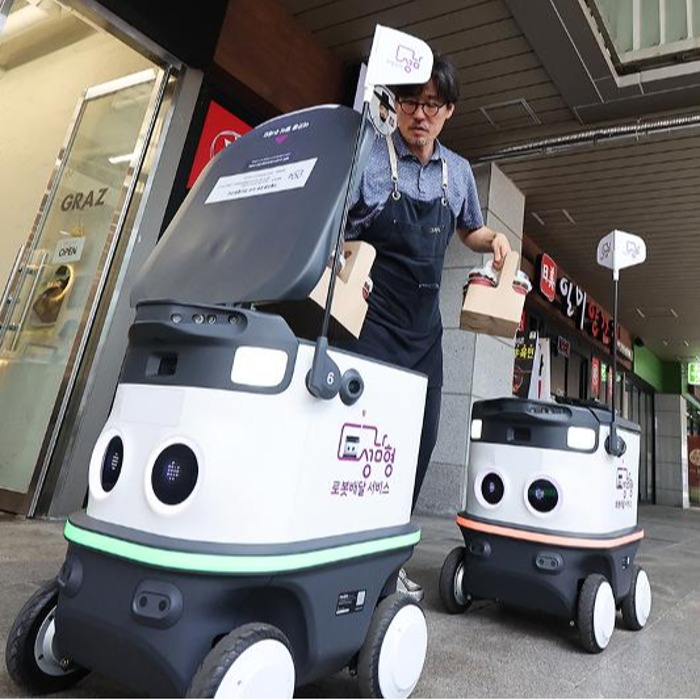 Autonomous robots deliver coffee